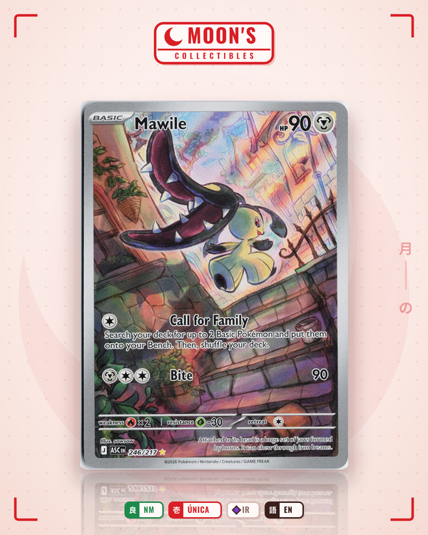 Carta Pokémon Mawile · Ascended Heroes #246/217 (NM) — pieza única en Moon's Collectibles México