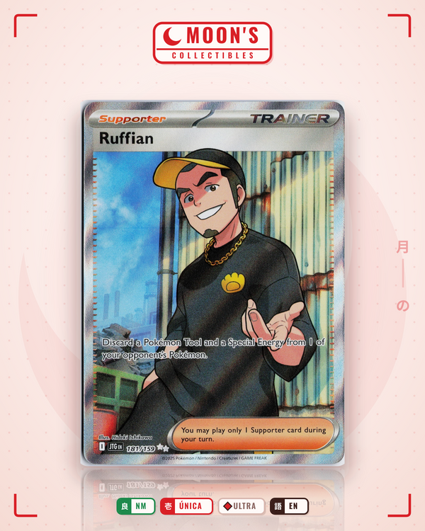 Carta Pokémon Ruffian · Journey Together #181/159 (NM) — pieza única en Moon's Collectibles México