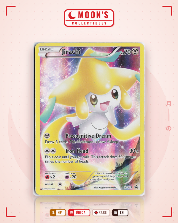 Carta Pokémon Jirachi · XY Black Star Promos #XY112 (HP) — pieza única en Moon's Collectibles México