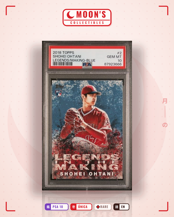 Carta Pokémon Shohei Ohtani · 2018 Topps #2 (PSA 10) — pieza única en Moon's Collectibles México