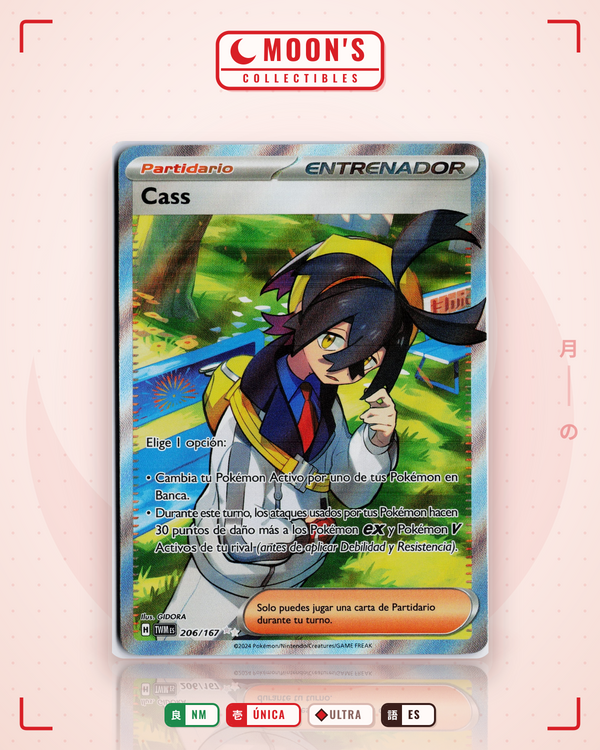 Carta Pokémon Kieran · Twilight Masquerade #206/167 (NM) — pieza única en Moon's Collectibles México