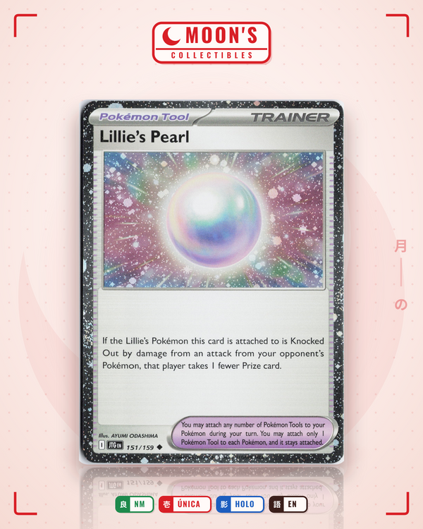 Carta Pokémon Lillie's Pearl · Journey Together #151/159 (NM) — pieza única en Moon's Collectibles México
