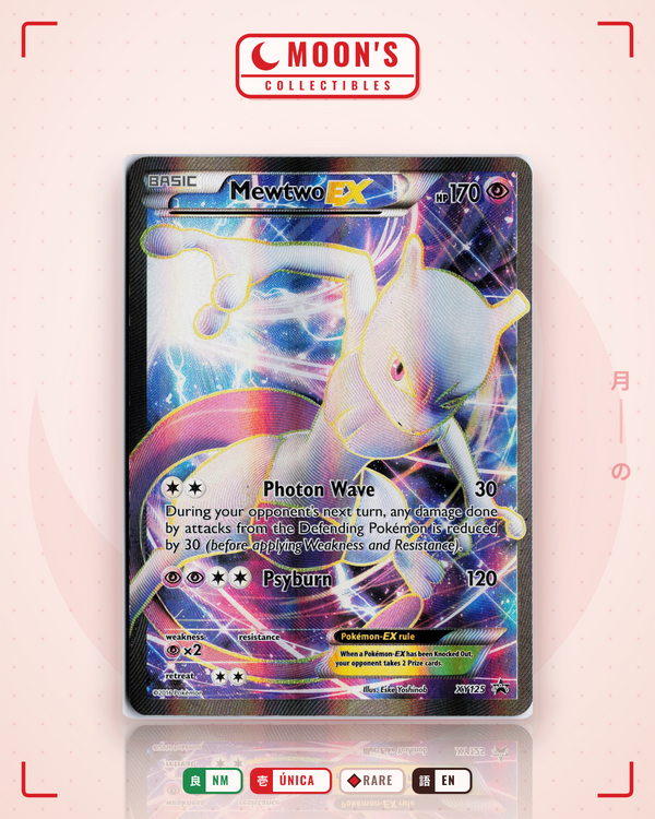 Carta Pokémon Mewtwo-EX · XY Black Star Promos #XY125 (NM) — pieza única en Moon's Collectibles México