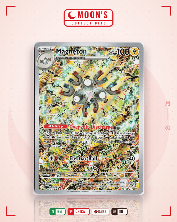 Carta Pokémon Magneton · Scarlet & Violet Black Star Promos #159 (NM) — pieza única en Moon's Collectibles México