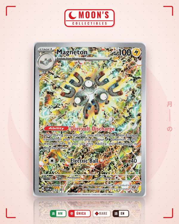 Carta Pokémon Magneton · Scarlet & Violet Black Star Promos #159 (NM) — pieza única en Moon's Collectibles México