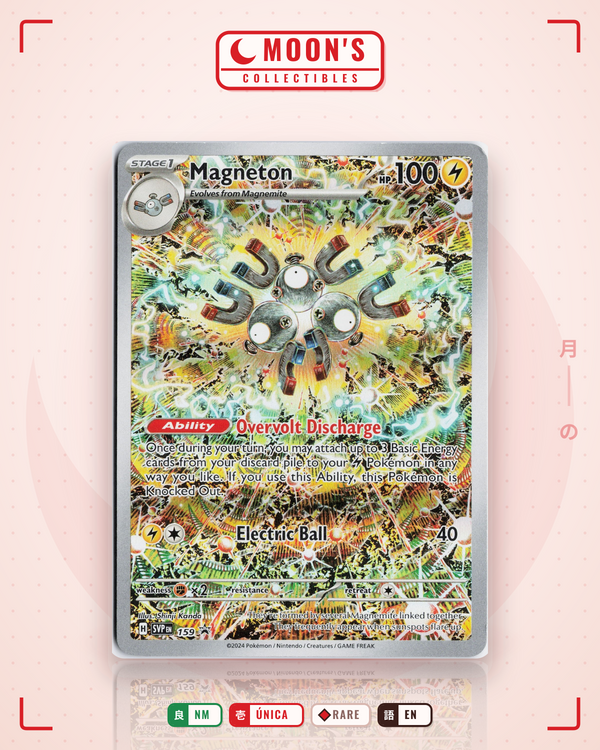 Carta Pokémon Magneton · Scarlet & Violet Black Star Promos #159 (NM) — pieza única en Moon's Collectibles México