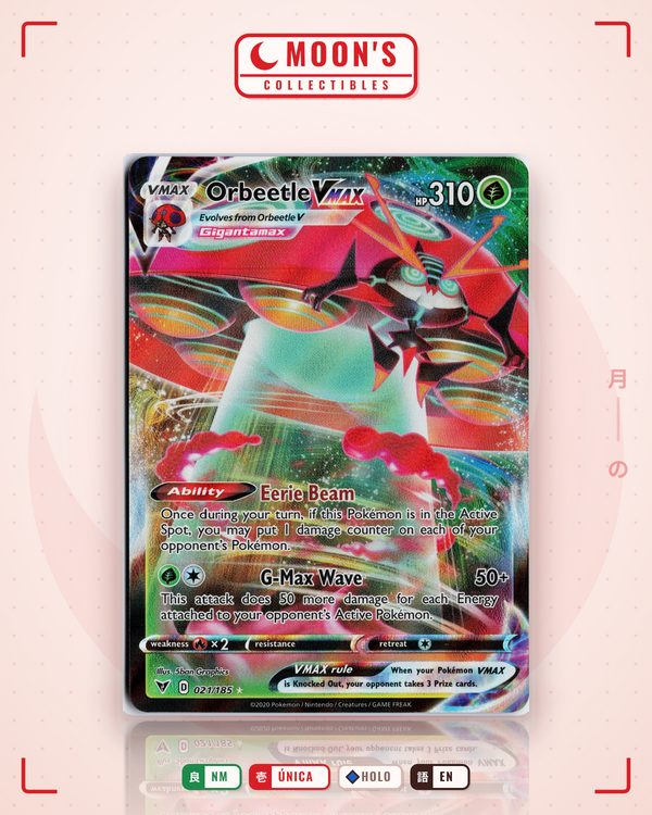 Orbeetle VMAX — Moon's Collectibles