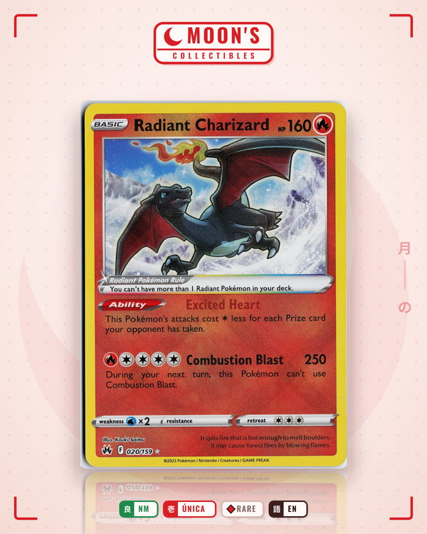 Radiant Charizard — Moon's Collectibles