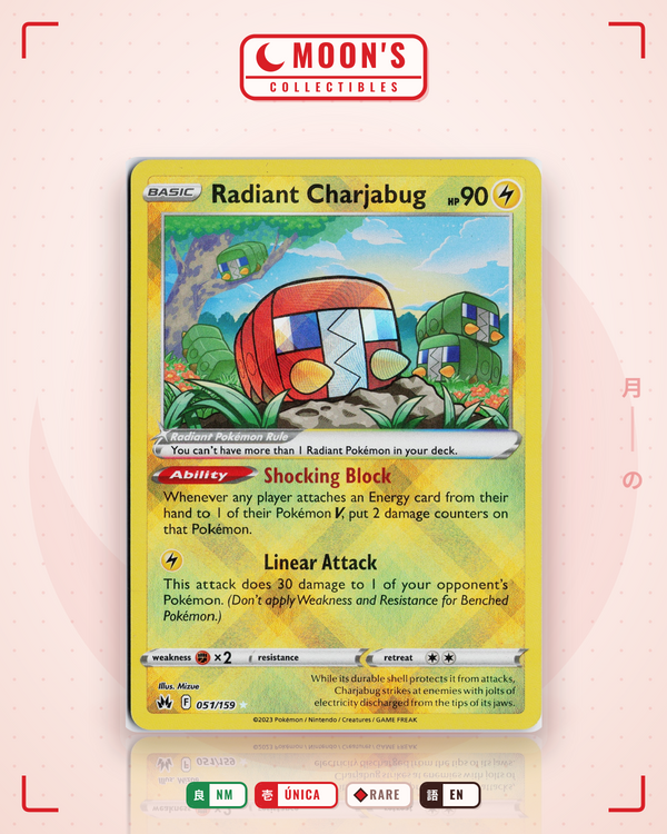 Radiant Charjabug — Moon's Collectibles
