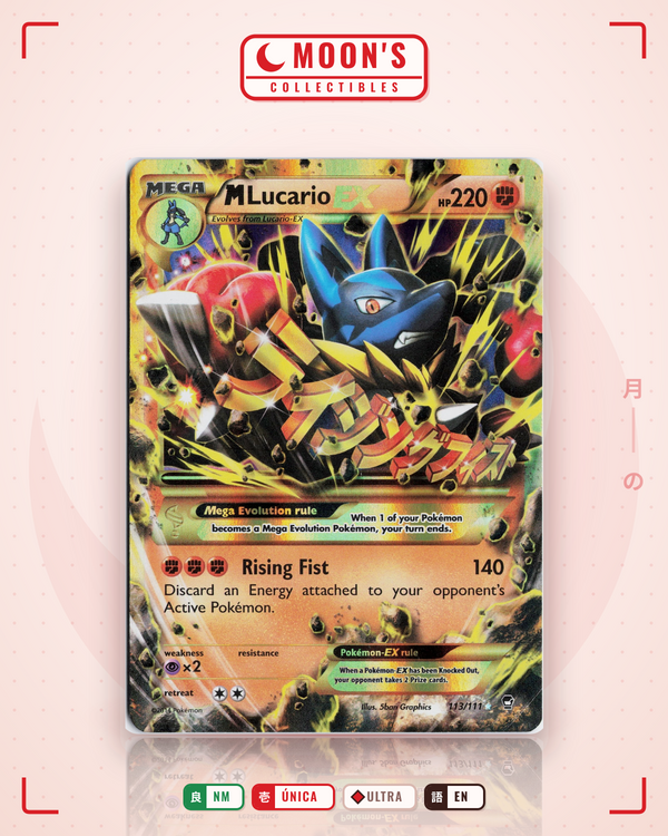 M Lucario-EX — Moon's Collectibles