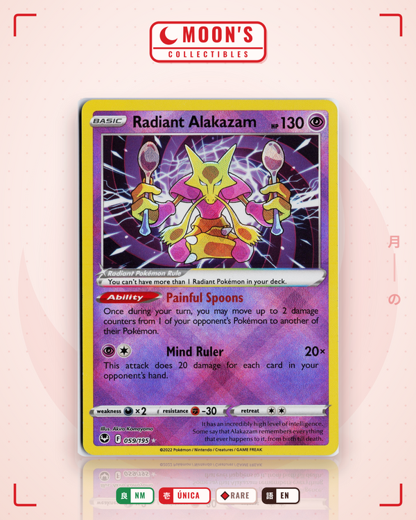 Radiant Alakazam — Moon's Collectibles