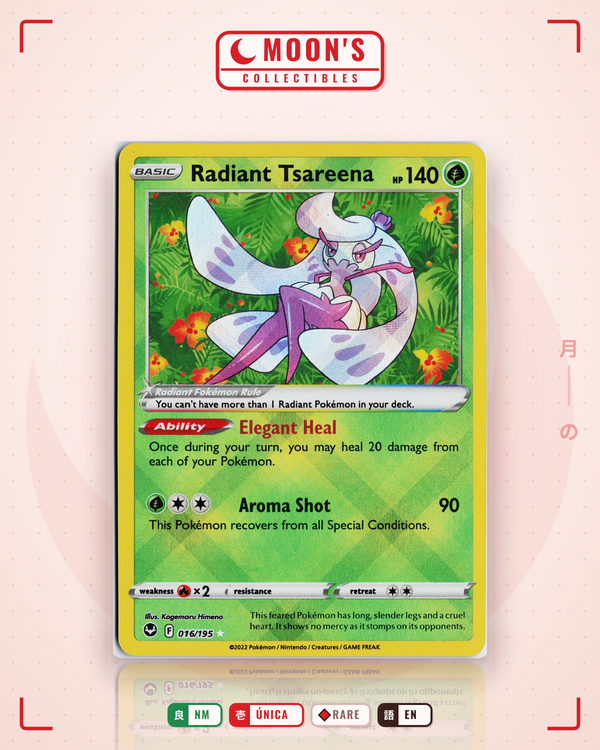 Radiant Tsareena — Moon's Collectibles
