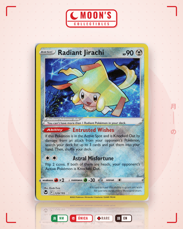 Radiant Jirachi — Moon's Collectibles