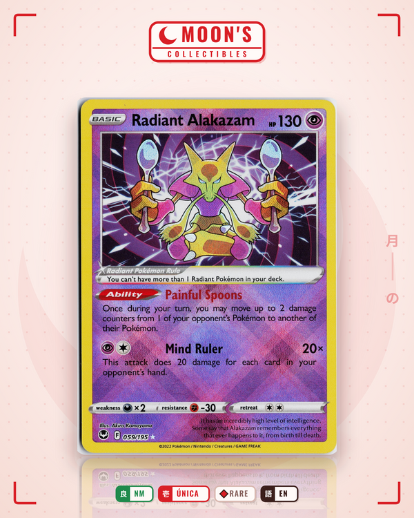 Radiant Alakazam — Moon's Collectibles