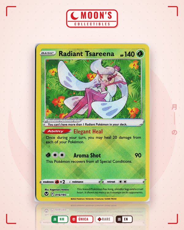 Radiant Tsareena — Moon's Collectibles