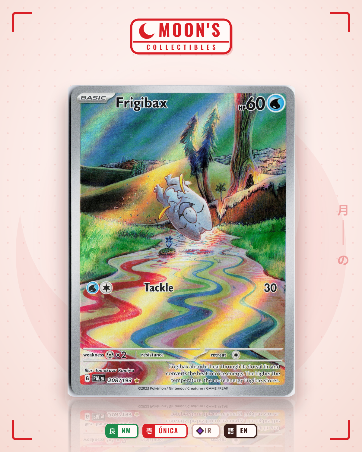 Carta Pokémon Frigibax · Paldea Evolved #208/193 (NM) — pieza única en Moon's Collectibles México