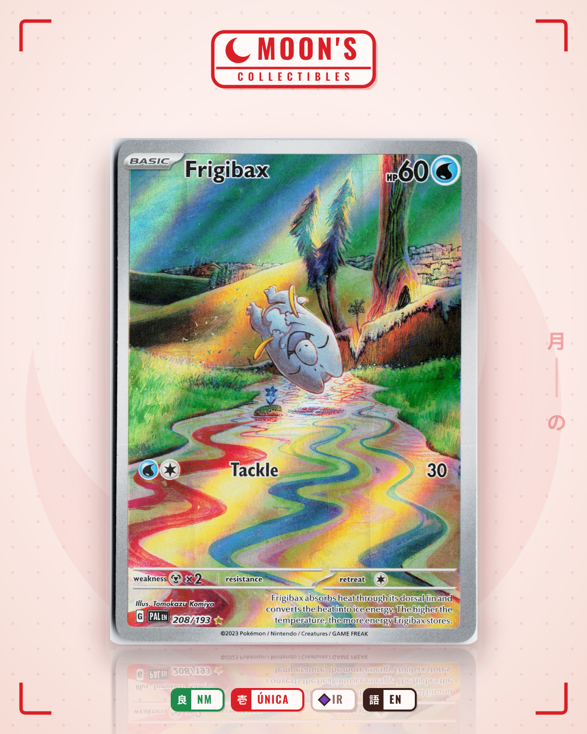 Carta Pokémon Frigibax · Paldea Evolved #208/193 (NM) — pieza única en Moon's Collectibles México