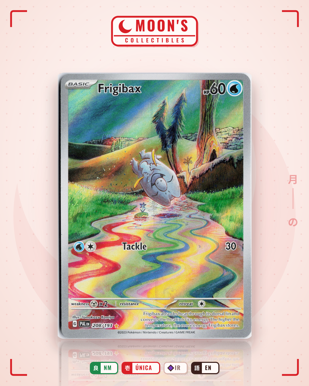 Carta Pokémon Frigibax · Paldea Evolved #208/193 (NM) — pieza única en Moon's Collectibles México