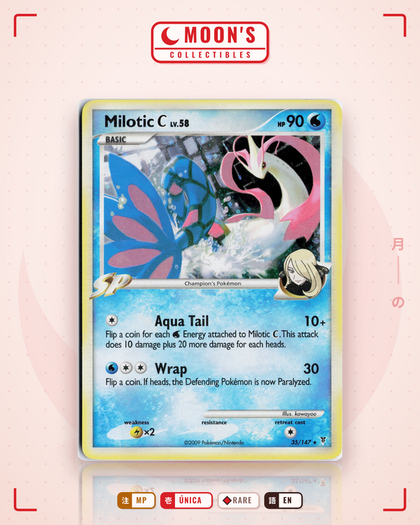 Carta Pokémon Milotic C · Supreme Victors #35/147 (MP) — pieza única en Moon's Collectibles México
