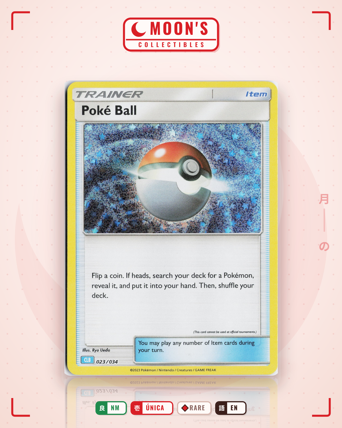 Carta Pokémon Poké Ball · Pokémon TCG Classic - Blastoise #023/034 (NM) — pieza única en Moon's Collectibles México