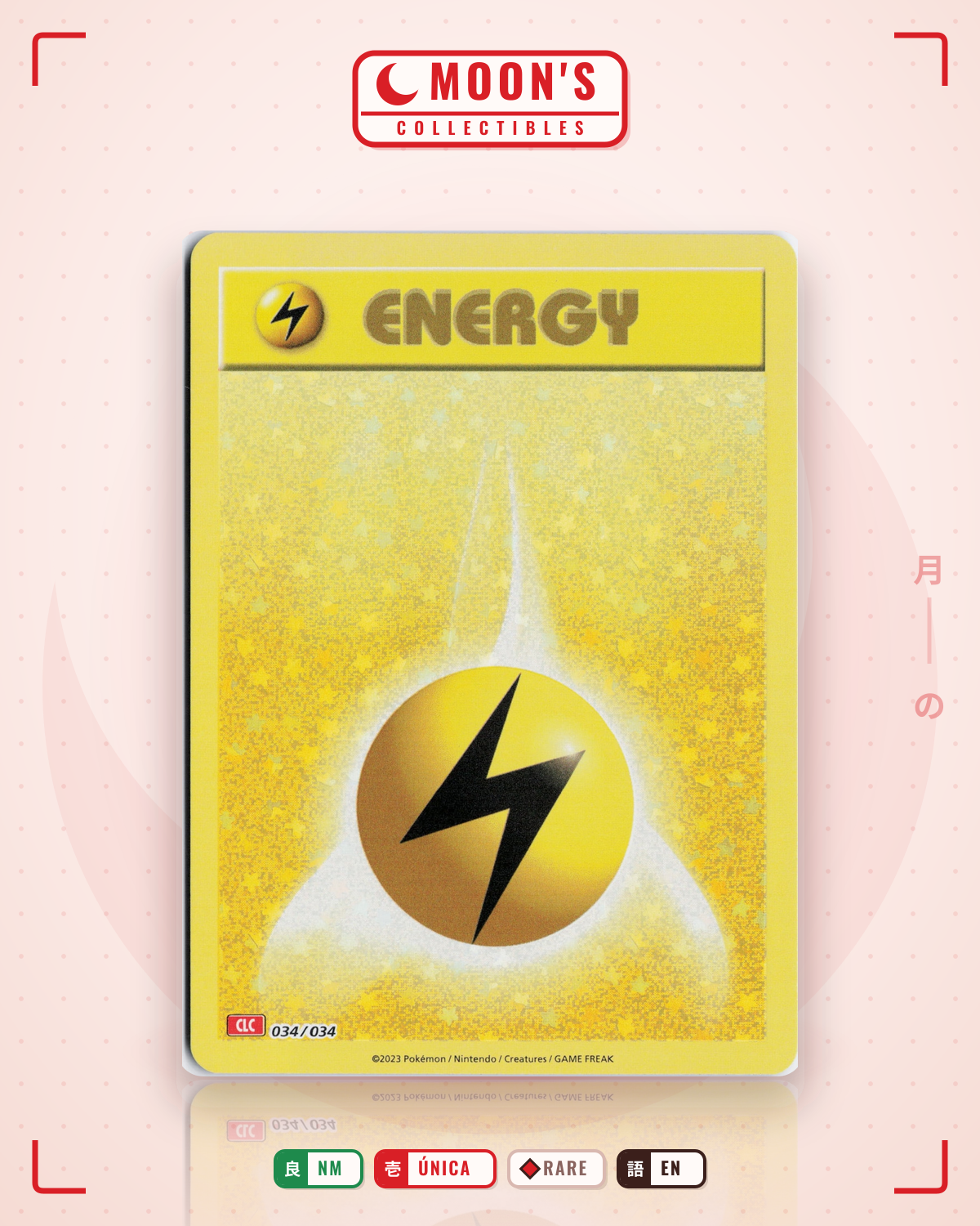 Carta Pokémon Basic Lightning Energy · Pokémon TCG Classic - Charizard #034/034 (NM) — pieza única en Moon's Collectibles México