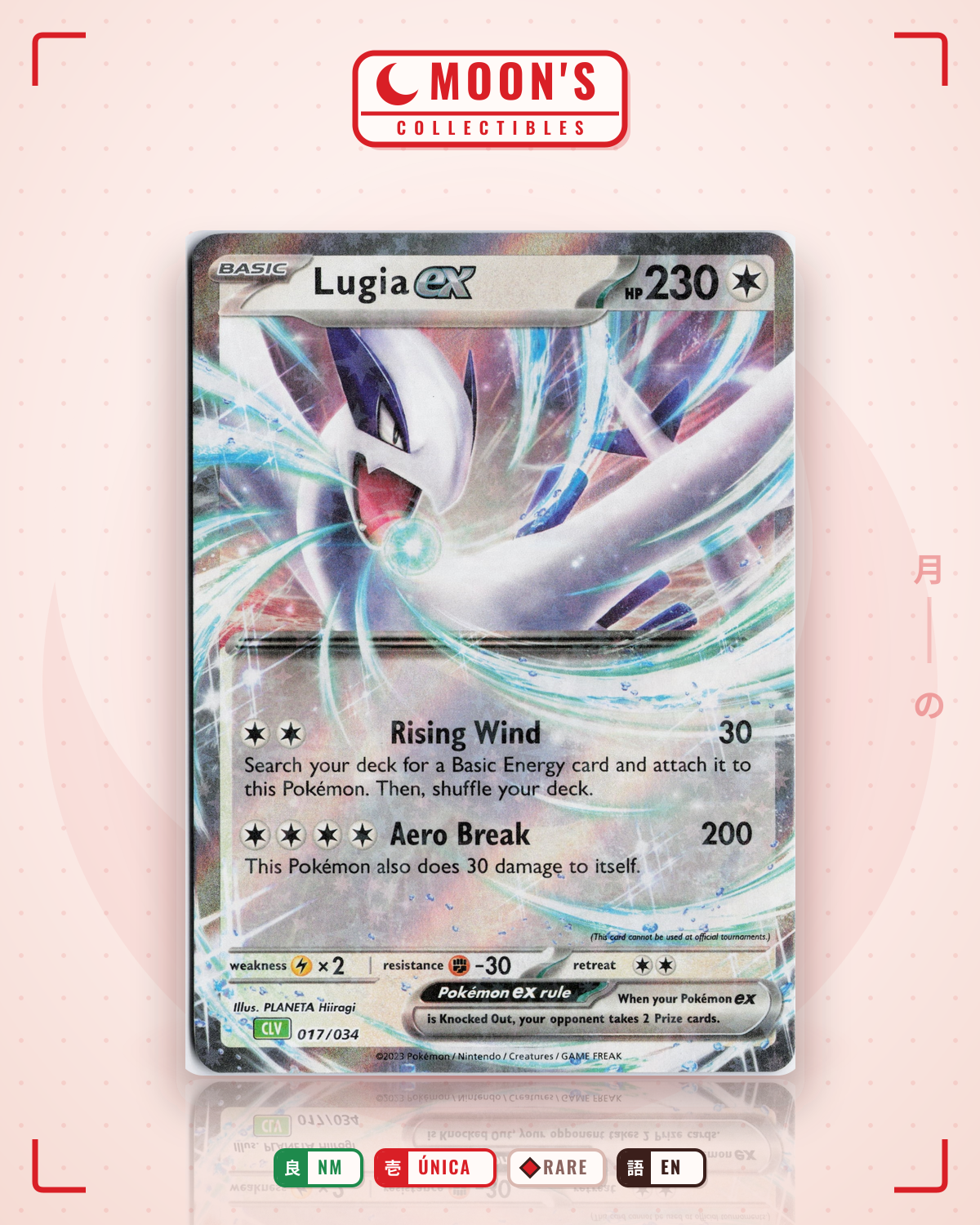 Carta Pokémon Lugia ex · Pokémon TCG Classic - Venusaur #017/034 (NM) — pieza única en Moon's Collectibles México