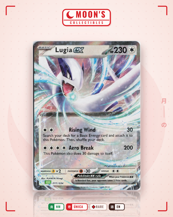 Carta Pokémon Lugia ex · Pokémon TCG Classic - Venusaur #017/034 (NM) — pieza única en Moon's Collectibles México