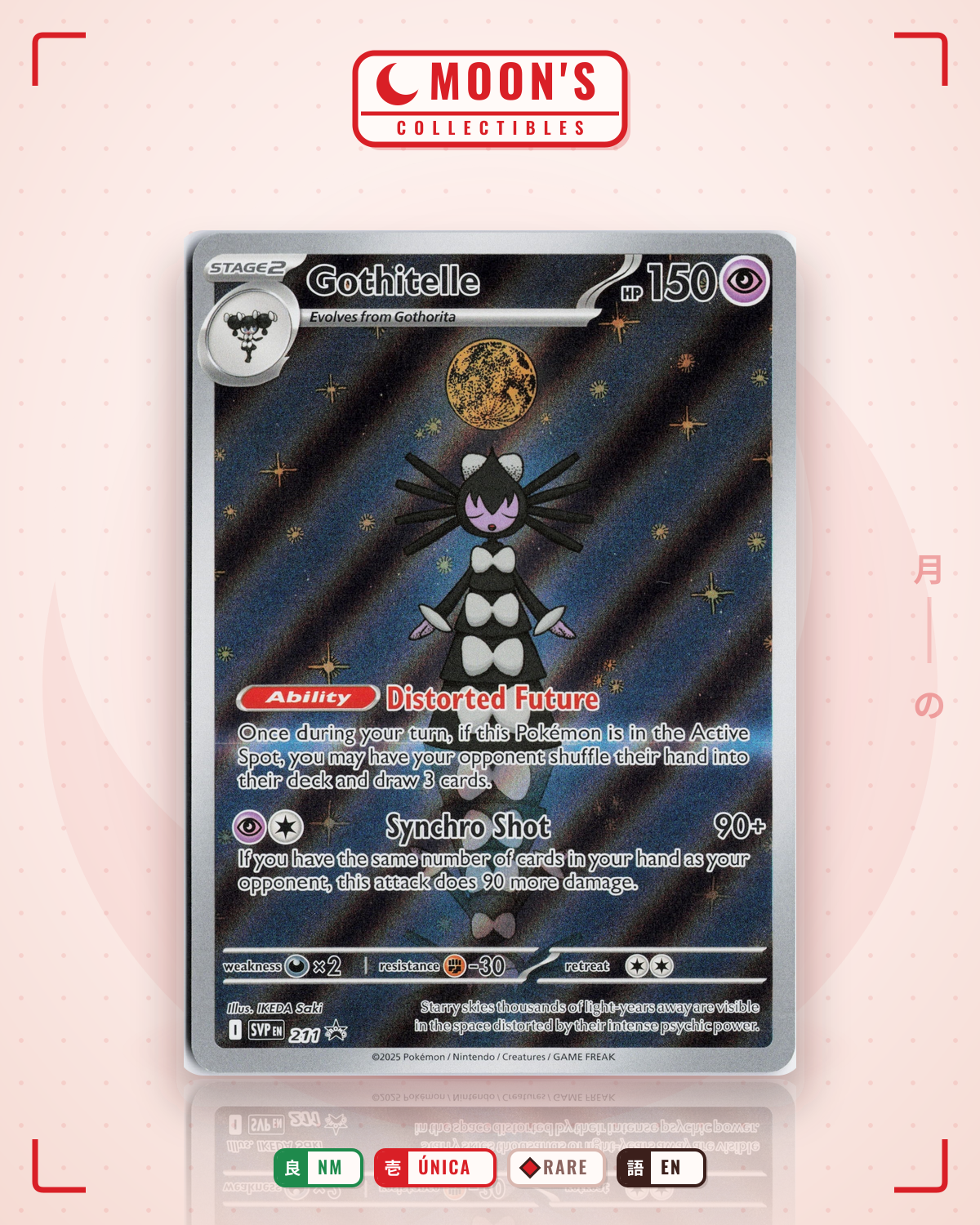 Carta Pokémon Gothitelle ·  #211 (NM) — pieza única en Moon's Collectibles México