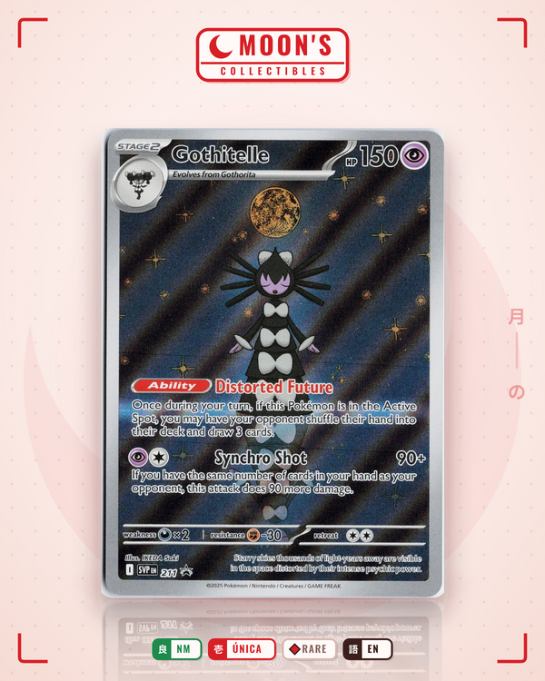 Carta Pokémon Gothitelle · SVP #211 (NM) — pieza única en Moon's Collectibles México