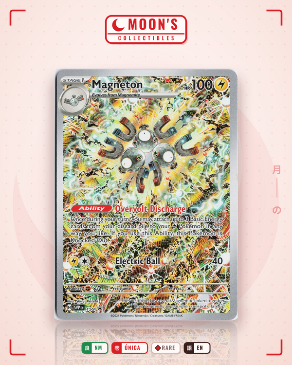 Carta Pokémon Magneton · Scarlet & Violet Black Star Promos #159 (NM) — pieza única en Moon's Collectibles México