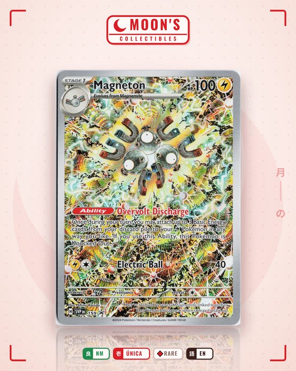 Carta Pokémon Magneton · Scarlet & Violet Black Star Promos #159 (NM) — pieza única en Moon's Collectibles México