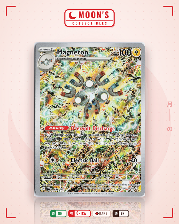 Carta Pokémon Magneton · Scarlet & Violet Black Star Promos #159 (NM) — pieza única en Moon's Collectibles México