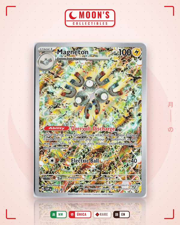 Carta Pokémon Magneton · Scarlet & Violet Black Star Promos #159 (NM) — pieza única en Moon's Collectibles México