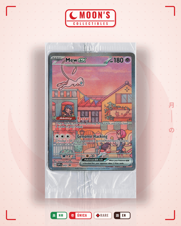 Carta Pokémon Mew ex · Scarlet & Violet Black Star Promos #053 (NM) — pieza única en Moon's Collectibles México