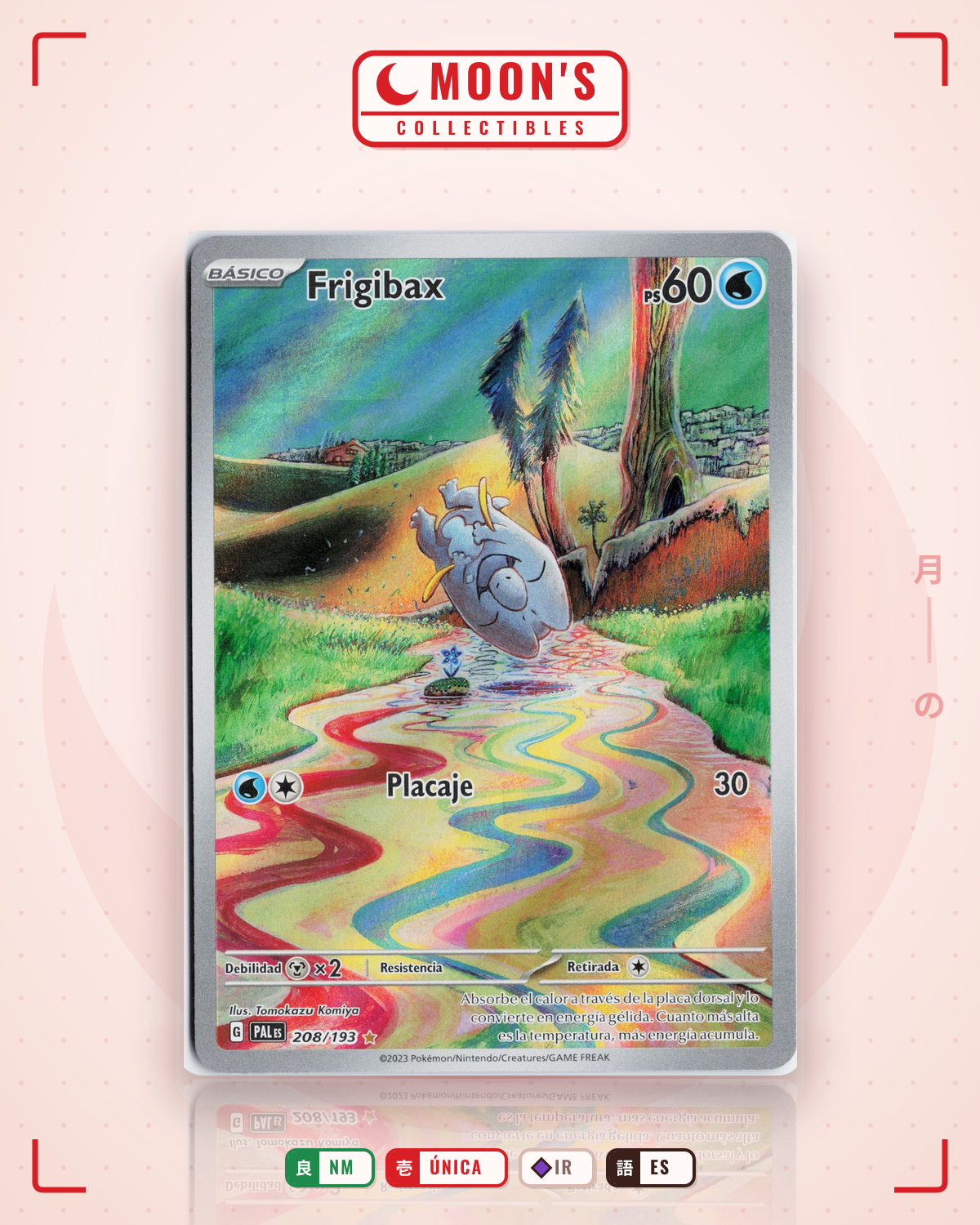 Carta Pokémon Frigibax · Paldea Evolved #208/193 (NM) — pieza única en Moon's Collectibles México