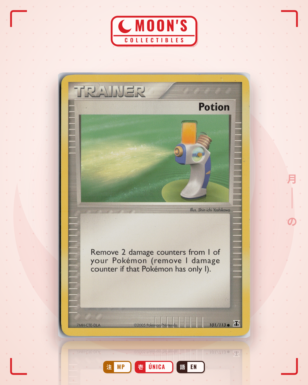 Carta Pokémon Potion · Delta Species #101/113 (MP) — pieza única en Moon's Collectibles México
