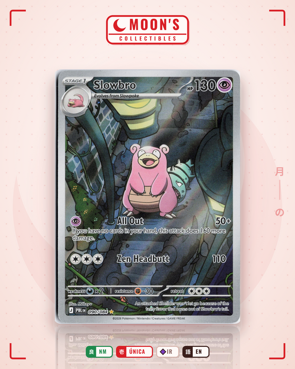 Carta Pokémon Slowbro · Pitch Black #090/084 (NM) — pieza única en Moon's Collectibles México