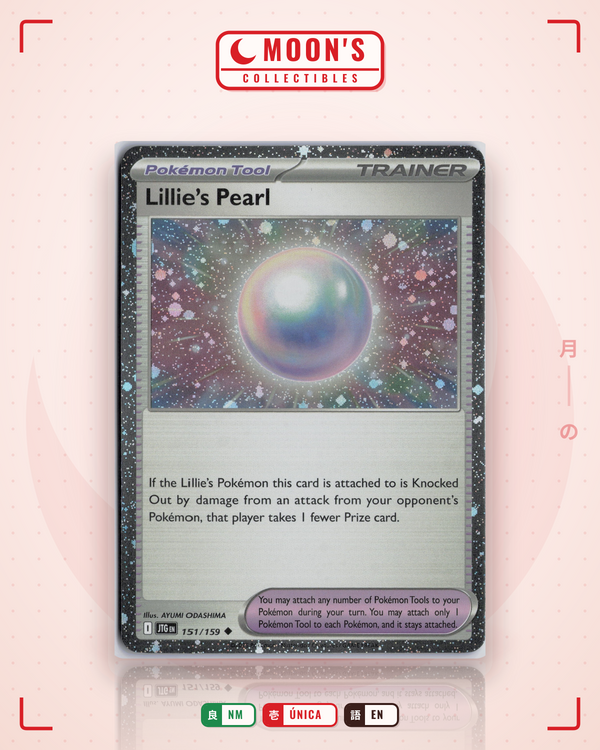 Carta Pokémon Lillie's Pearl · Journey Together #151/159 (NM) — pieza única en Moon's Collectibles México