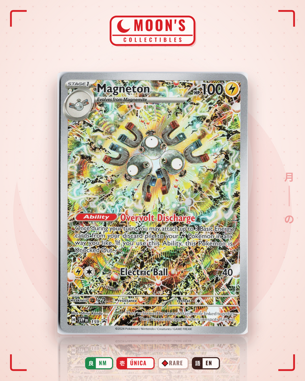 Carta Pokémon Magneton · Scarlet & Violet Black Star Promos #159 (NM) — pieza única en Moon's Collectibles México