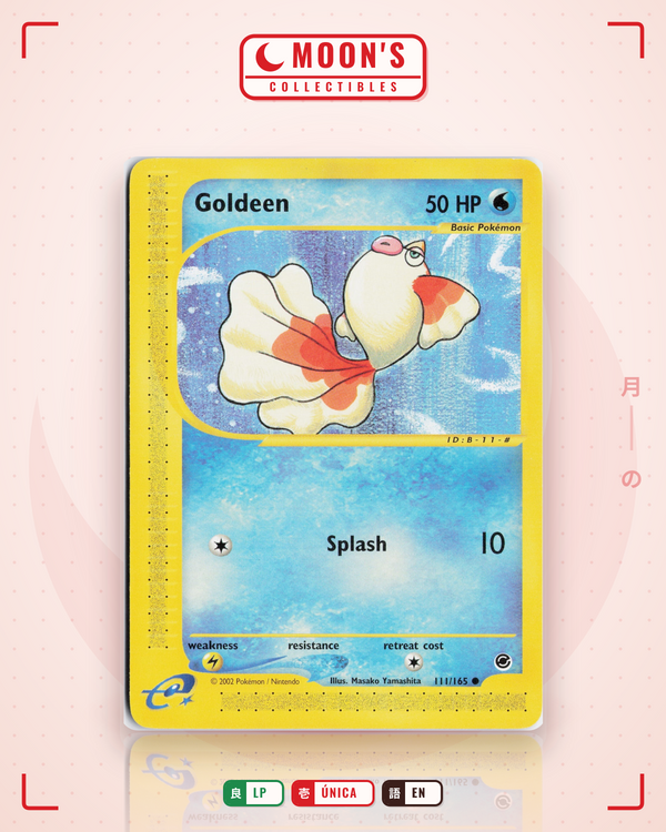 Carta Pokémon Goldeen · Expedition Base Set #111/165 (LP) — pieza única en Moon's Collectibles México
