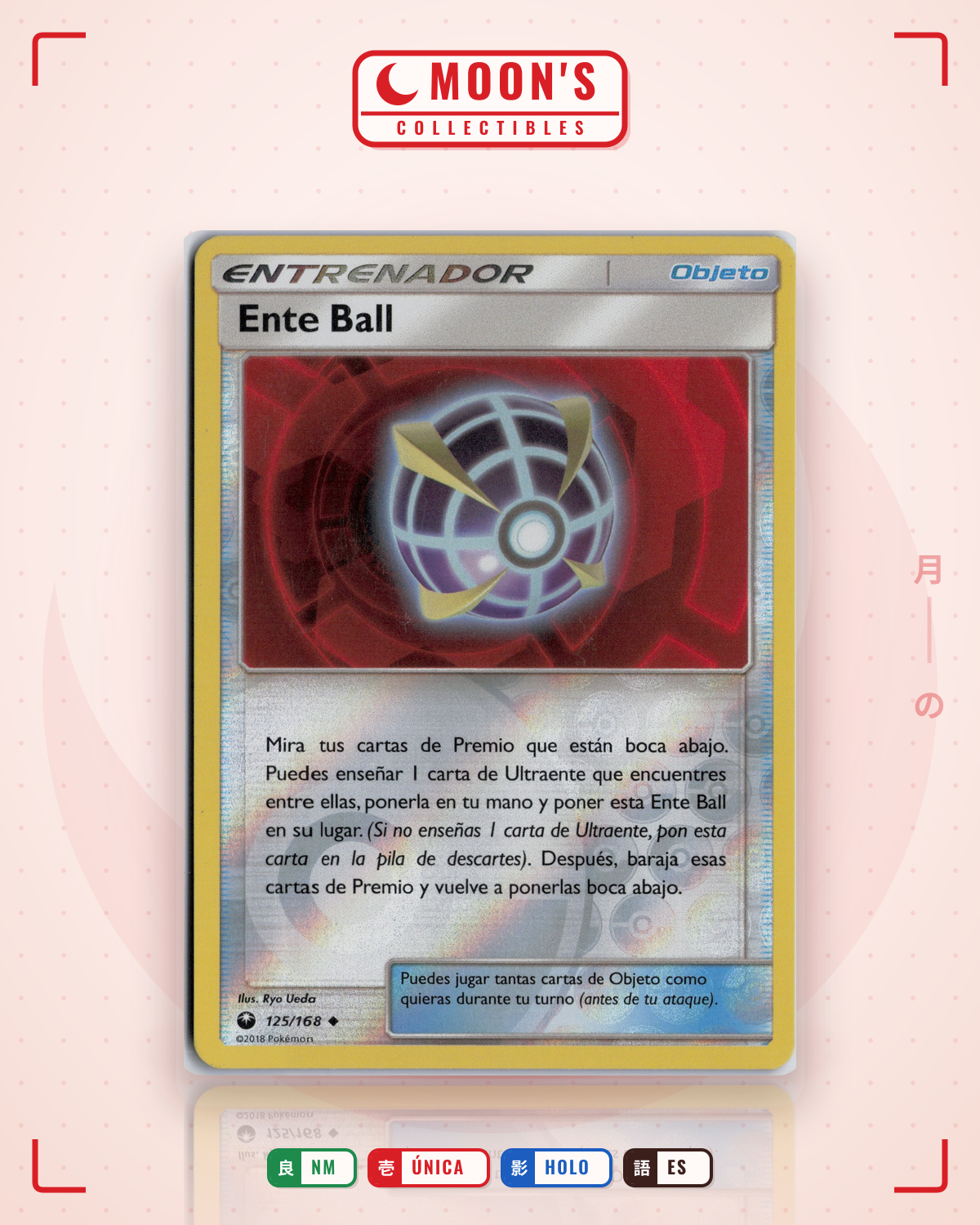 Carta Pokémon Beast Ball · Celestial Storm #125/168 (NM) — pieza única en Moon's Collectibles México