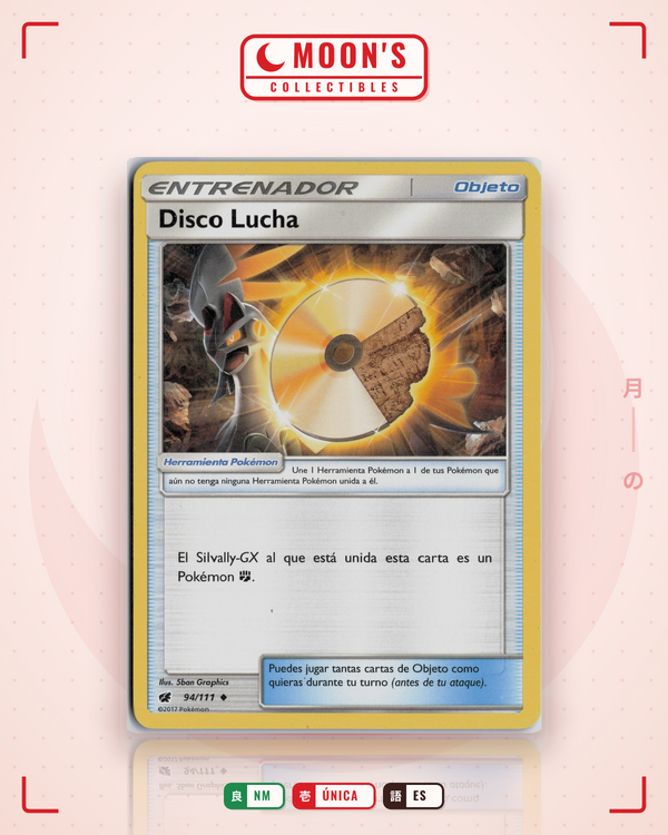 Carta Pokémon Fighting Memory · Crimson Invasion #94/111 (NM) — pieza única en Moon's Collectibles México