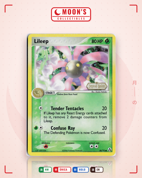 Carta Pokémon Lileep · Legend Maker #56/92 (NM) — pieza única en Moon's Collectibles México