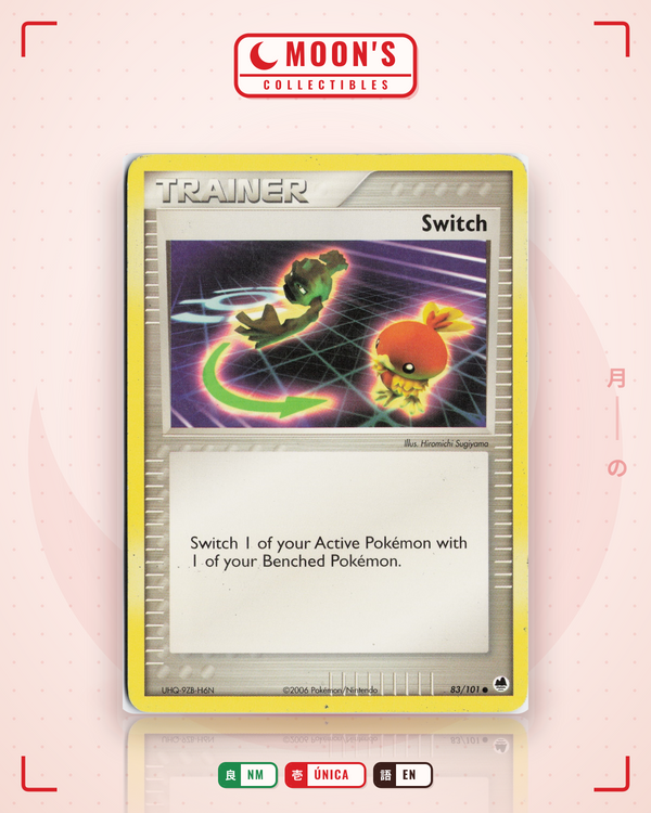 Carta Pokémon Switch · Dragon Frontiers #83/101 (NM) — pieza única en Moon's Collectibles México