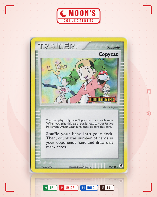 Carta Pokémon Copycat · Dragon Frontiers #73/101 (LP) — pieza única en Moon's Collectibles México