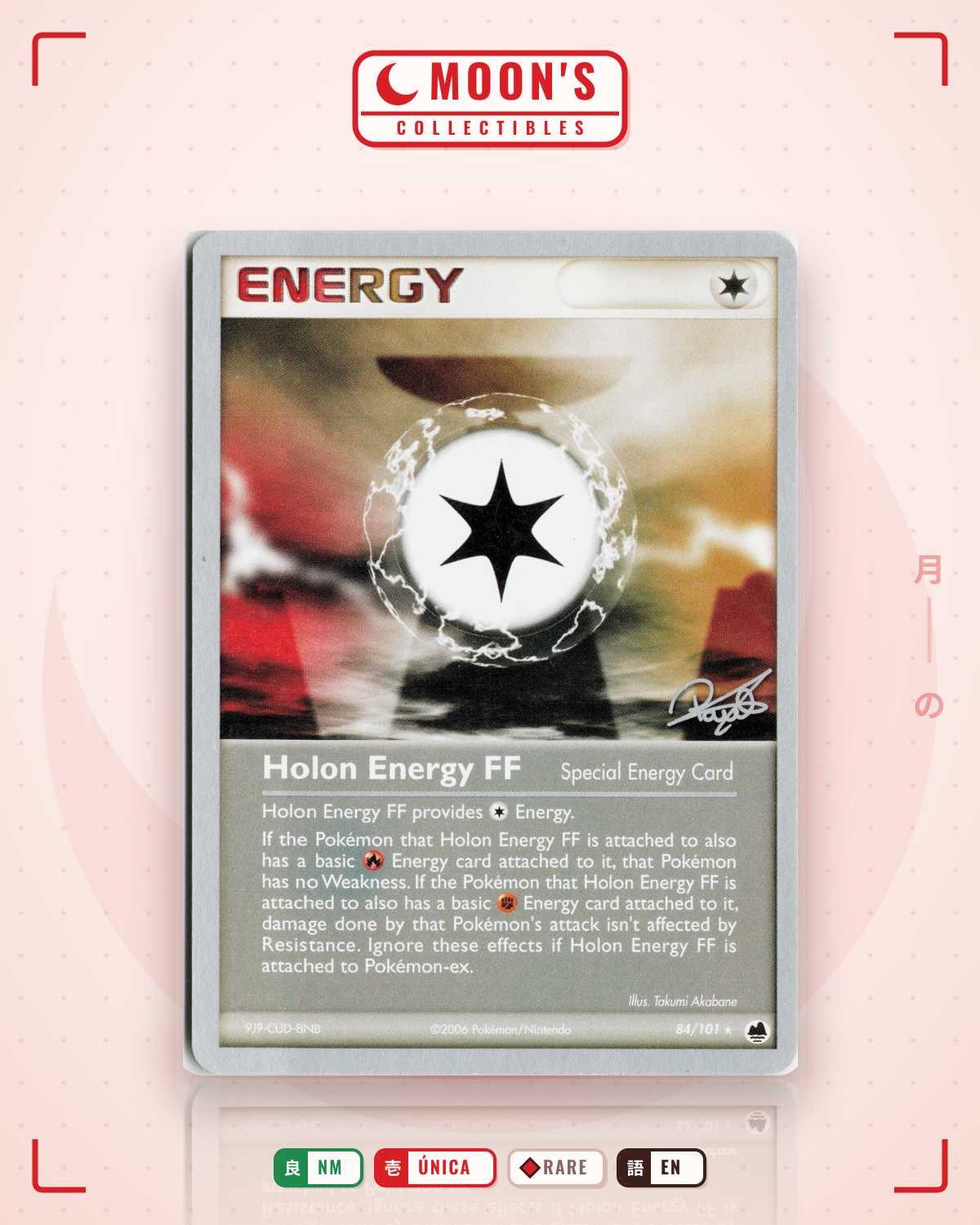 Carta Pokémon Holon Energy FF · Dragon Frontiers #84/101 (NM) — pieza única en Moon's Collectibles México