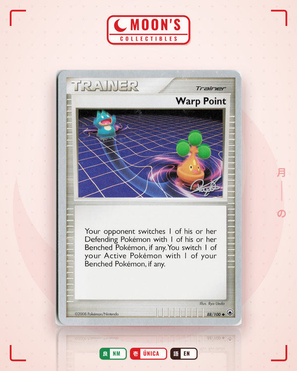 Carta Pokémon Warp Point · Majestic Dawn #88/100 (NM) — pieza única en Moon's Collectibles México