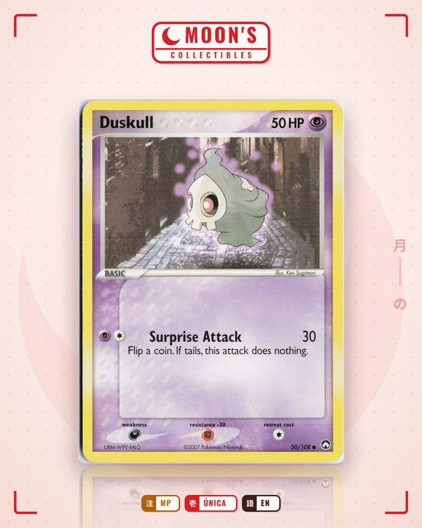 Carta Pokémon Duskull · Power Keepers #50/108 (MP) — pieza única en Moon's Collectibles México