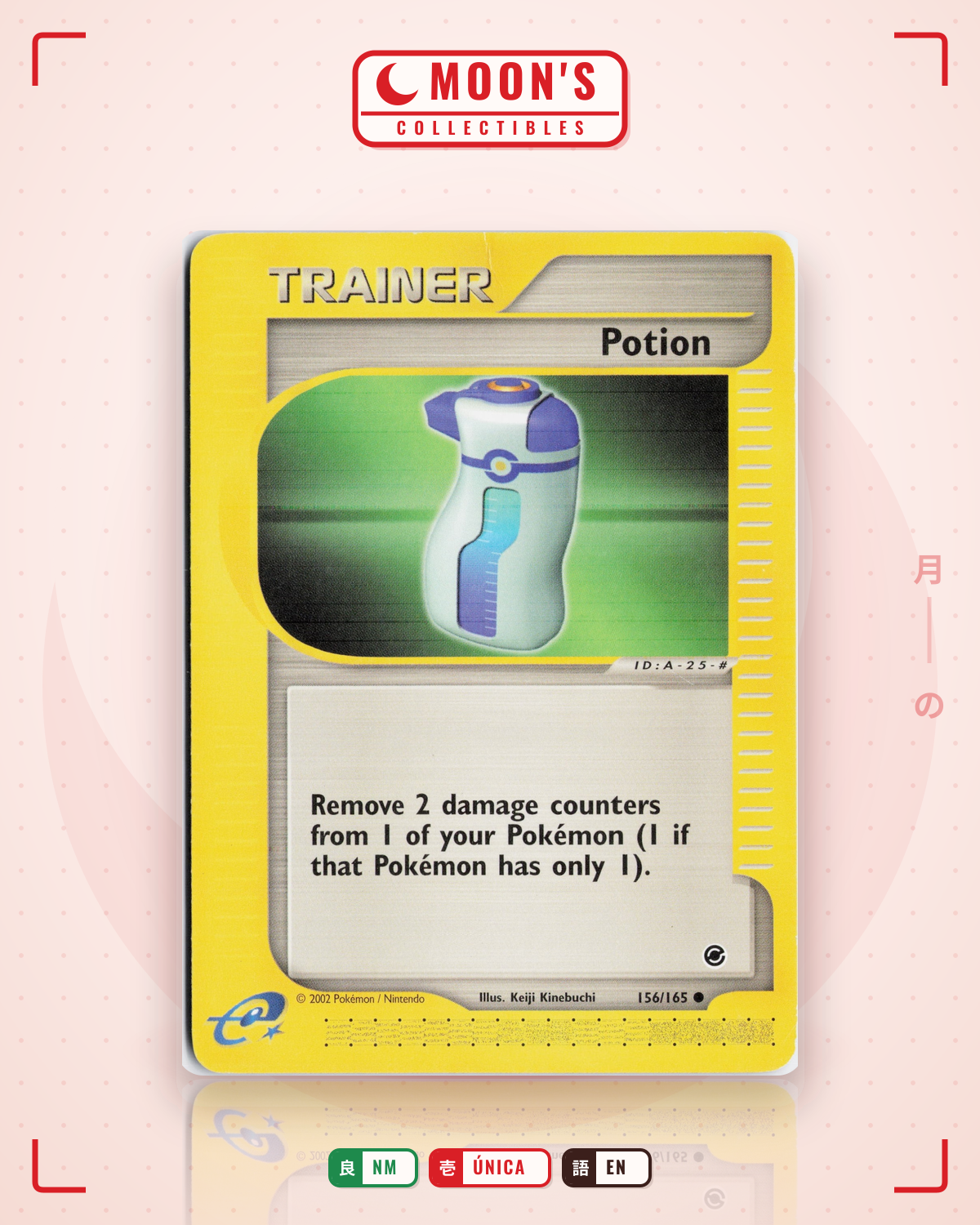 Carta Pokémon Potion · Expedition Base Set #156/165 (NM) — pieza única en Moon's Collectibles México