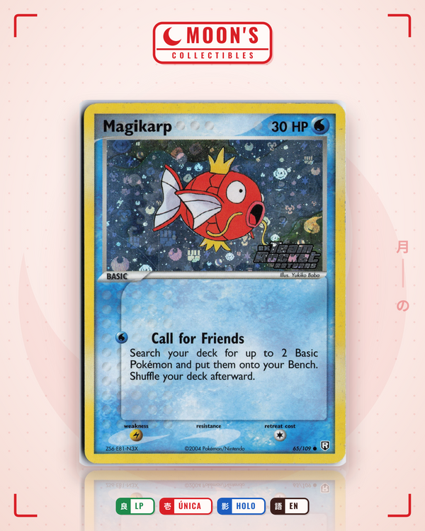 Carta Pokémon Magikarp · Team Rocket Returns #65/109 (LP) — pieza única en Moon's Collectibles México